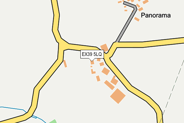EX39 5LQ map - OS OpenMap – Local (Ordnance Survey) EX39 5LQ map - OS OpenMap – Local (Ordnance Survey)