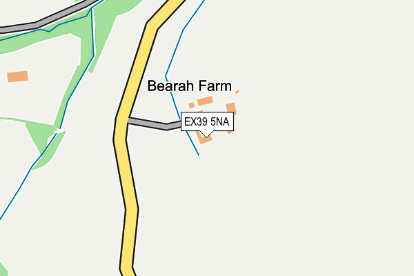 EX39 5NA map - OS OpenMap – Local (Ordnance Survey) EX39 5NA map - OS OpenMap – Local (Ordnance Survey)