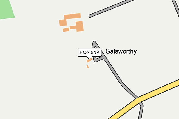 EX39 5NP map - OS OpenMap – Local (Ordnance Survey) EX39 5NP map - OS OpenMap – Local (Ordnance Survey)