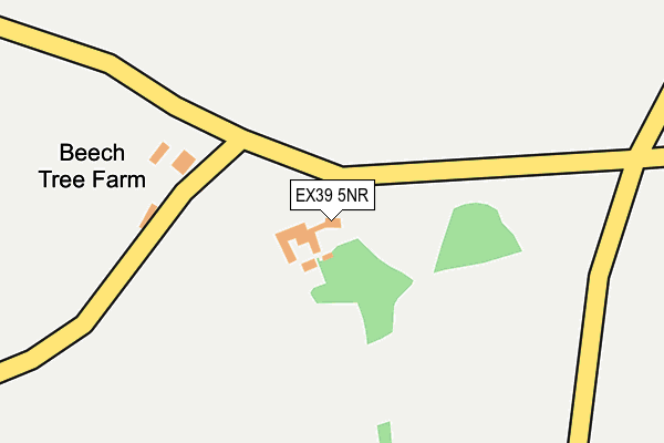 EX39 5NR map - OS OpenMap – Local (Ordnance Survey) EX39 5NR map - OS OpenMap – Local (Ordnance Survey)