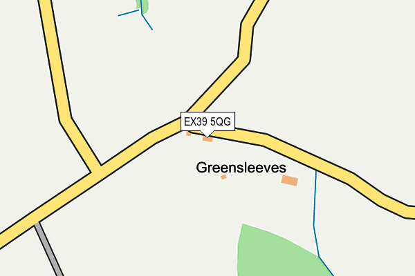 EX39 5QG map - OS OpenMap – Local (Ordnance Survey) EX39 5QG map - OS OpenMap – Local (Ordnance Survey)