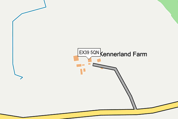 EX39 5QN map - OS OpenMap – Local (Ordnance Survey) EX39 5QN map - OS OpenMap – Local (Ordnance Survey)