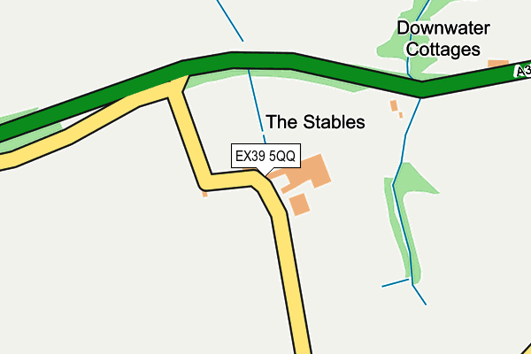EX39 5QQ map - OS OpenMap – Local (Ordnance Survey) EX39 5QQ map - OS OpenMap – Local (Ordnance Survey)