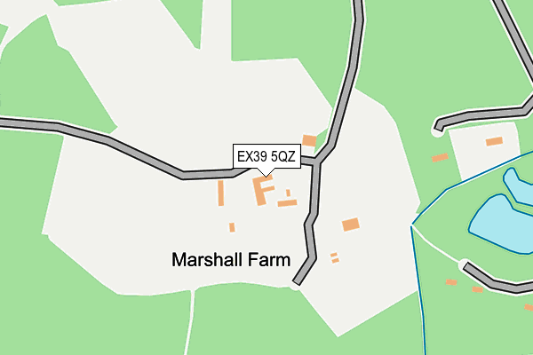 EX39 5QZ map - OS OpenMap – Local (Ordnance Survey) EX39 5QZ map - OS OpenMap – Local (Ordnance Survey)
