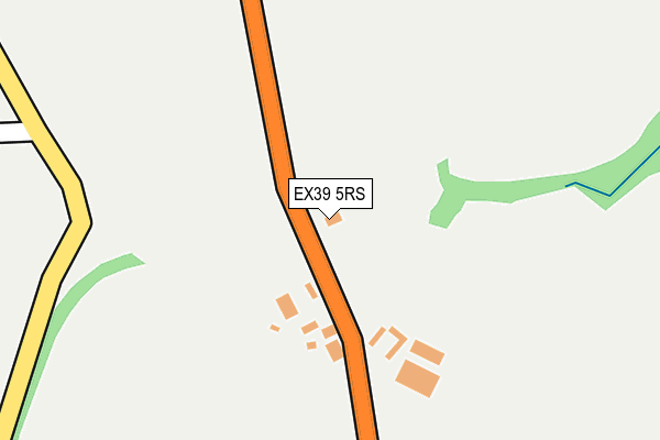 EX39 5RS map - OS OpenMap – Local (Ordnance Survey) EX39 5RS map - OS OpenMap – Local (Ordnance Survey)