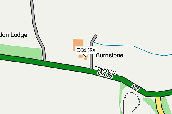 EX39 5RX map - OS OpenMap – Local (Ordnance Survey) EX39 5RX map - OS OpenMap – Local (Ordnance Survey)