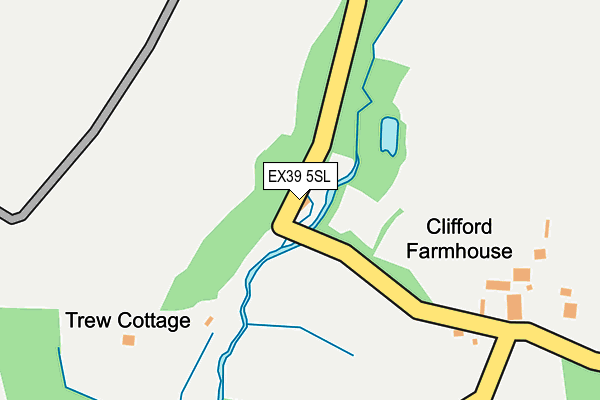 EX39 5SL map - OS OpenMap – Local (Ordnance Survey) EX39 5SL map - OS OpenMap – Local (Ordnance Survey)