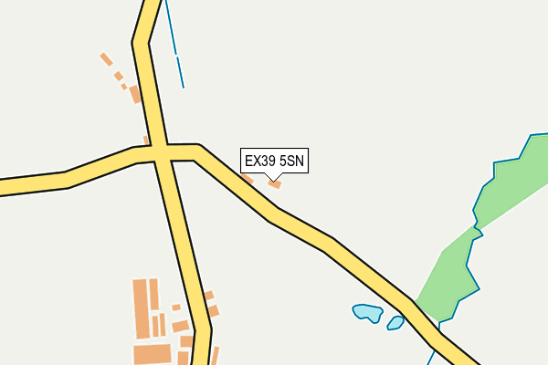 EX39 5SN map - OS OpenMap – Local (Ordnance Survey) EX39 5SN map - OS OpenMap – Local (Ordnance Survey)