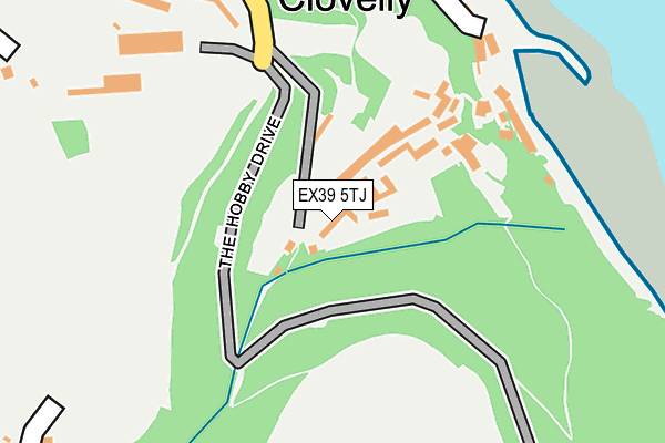 EX39 5TJ map - OS OpenMap – Local (Ordnance Survey) EX39 5TJ map - OS OpenMap – Local (Ordnance Survey)