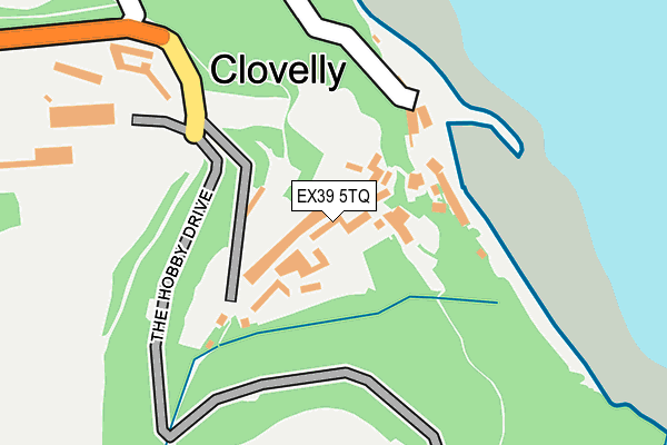 EX39 5TQ map - OS OpenMap – Local (Ordnance Survey) EX39 5TQ map - OS OpenMap – Local (Ordnance Survey)