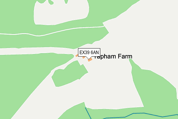 EX39 6AN map - OS OpenMap – Local (Ordnance Survey) EX39 6AN map - OS OpenMap – Local (Ordnance Survey)