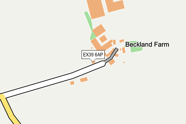 EX39 6AP map - OS OpenMap – Local (Ordnance Survey) EX39 6AP map - OS OpenMap – Local (Ordnance Survey)
