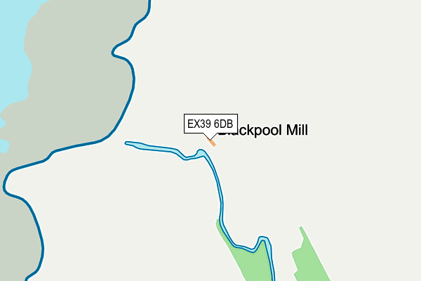 EX39 6DB map - OS OpenMap – Local (Ordnance Survey) EX39 6DB map - OS OpenMap – Local (Ordnance Survey)