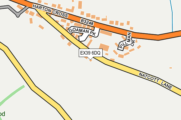 EX39 6DQ map - OS OpenMap – Local (Ordnance Survey) EX39 6DQ map - OS OpenMap – Local (Ordnance Survey)