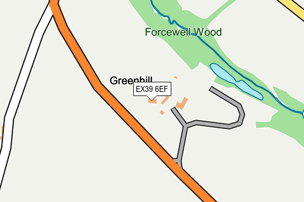 EX39 6EF map - OS OpenMap – Local (Ordnance Survey) EX39 6EF map - OS OpenMap – Local (Ordnance Survey)