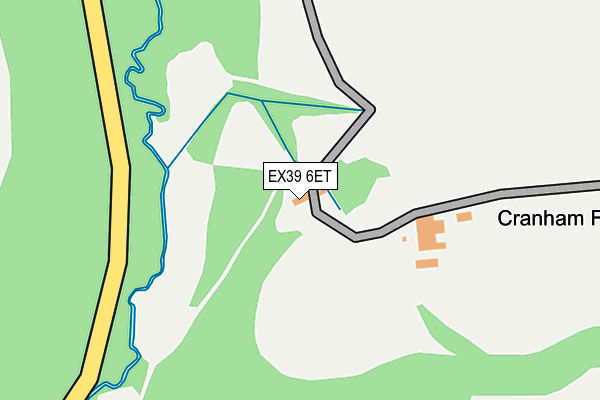 EX39 6ET map - OS OpenMap – Local (Ordnance Survey) EX39 6ET map - OS OpenMap – Local (Ordnance Survey)