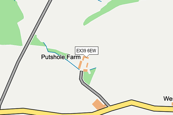 EX39 6EW map - OS OpenMap – Local (Ordnance Survey) EX39 6EW map - OS OpenMap – Local (Ordnance Survey)