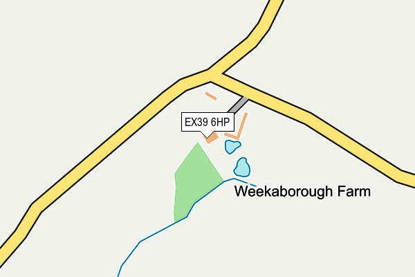 EX39 6HP map - OS OpenMap – Local (Ordnance Survey) EX39 6HP map - OS OpenMap – Local (Ordnance Survey)