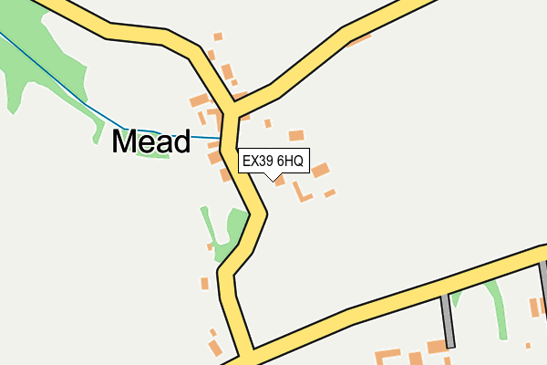 EX39 6HQ map - OS OpenMap – Local (Ordnance Survey) EX39 6HQ map - OS OpenMap – Local (Ordnance Survey)
