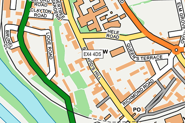 EX4 4DS map - OS OpenMap – Local (Ordnance Survey) EX4 4DS map - OS OpenMap – Local (Ordnance Survey)