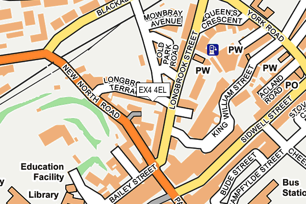 EX4 4EL map - OS OpenMap – Local (Ordnance Survey) EX4 4EL map - OS OpenMap – Local (Ordnance Survey)