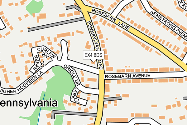 EX4 6DS map - OS OpenMap – Local (Ordnance Survey) EX4 6DS map - OS OpenMap – Local (Ordnance Survey)