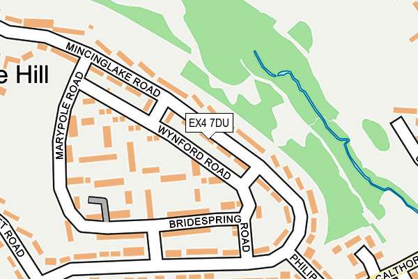 EX4 7DU map - OS OpenMap – Local (Ordnance Survey) EX4 7DU map - OS OpenMap – Local (Ordnance Survey)