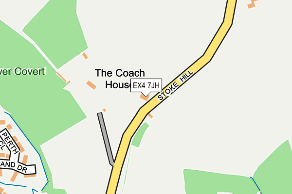 EX4 7JH map - OS OpenMap – Local (Ordnance Survey) EX4 7JH map - OS OpenMap – Local (Ordnance Survey)