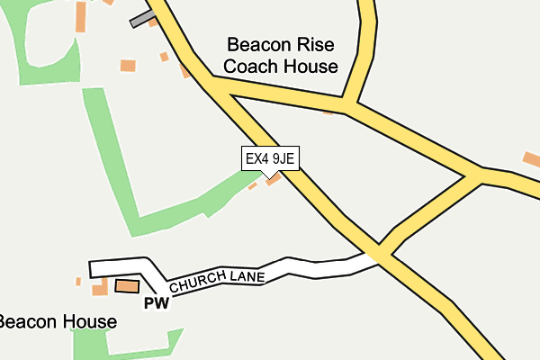 EX4 9JE map - OS OpenMap – Local (Ordnance Survey) EX4 9JE map - OS OpenMap – Local (Ordnance Survey)