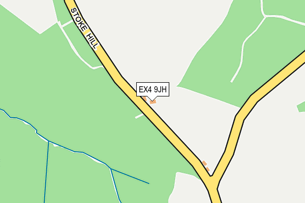 EX4 9JH map - OS OpenMap – Local (Ordnance Survey) EX4 9JH map - OS OpenMap – Local (Ordnance Survey)