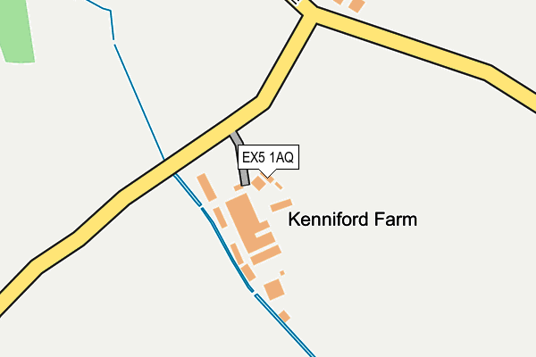 EX5 1AQ map - OS OpenMap – Local (Ordnance Survey) EX5 1AQ map - OS OpenMap – Local (Ordnance Survey)