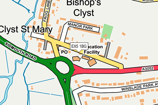 EX5 1BG map - OS OpenMap – Local (Ordnance Survey) EX5 1BG map - OS OpenMap – Local (Ordnance Survey)