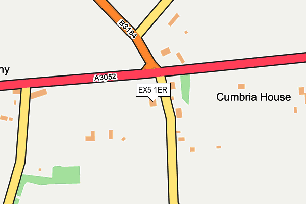 EX5 1ER map - OS OpenMap – Local (Ordnance Survey) EX5 1ER map - OS OpenMap – Local (Ordnance Survey)