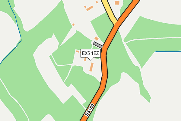 EX5 1EZ map - OS OpenMap – Local (Ordnance Survey)