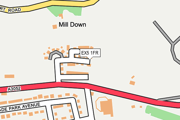 EX5 1FR map - OS OpenMap – Local (Ordnance Survey) EX5 1FR map - OS OpenMap – Local (Ordnance Survey)