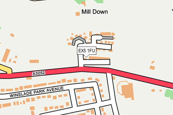 EX5 1FU map - OS OpenMap – Local (Ordnance Survey) EX5 1FU map - OS OpenMap – Local (Ordnance Survey)