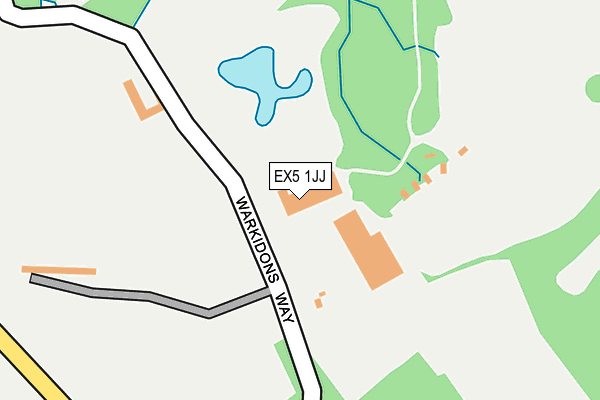 EX5 1JJ map - OS OpenMap – Local (Ordnance Survey) EX5 1JJ map - OS OpenMap – Local (Ordnance Survey)