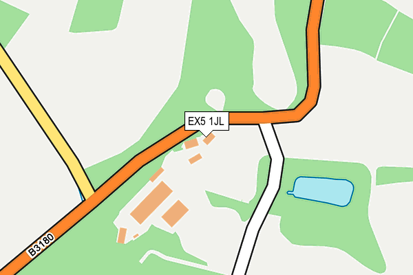 EX5 1JL map - OS OpenMap – Local (Ordnance Survey) EX5 1JL map - OS OpenMap – Local (Ordnance Survey)