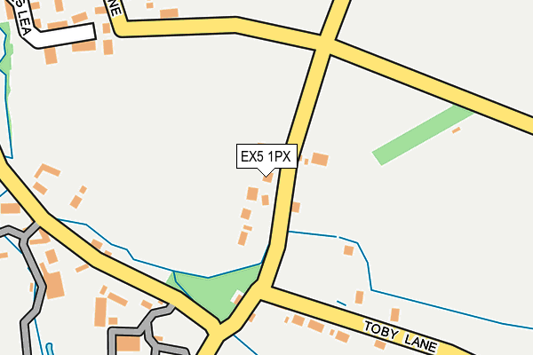 EX5 1PX map - OS OpenMap – Local (Ordnance Survey) EX5 1PX map - OS OpenMap – Local (Ordnance Survey)