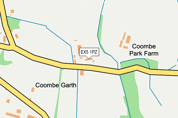 EX5 1PZ map - OS OpenMap – Local (Ordnance Survey) EX5 1PZ map - OS OpenMap – Local (Ordnance Survey)