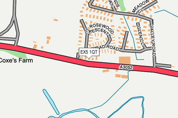 EX5 1QT map - OS OpenMap – Local (Ordnance Survey) EX5 1QT map - OS OpenMap – Local (Ordnance Survey)