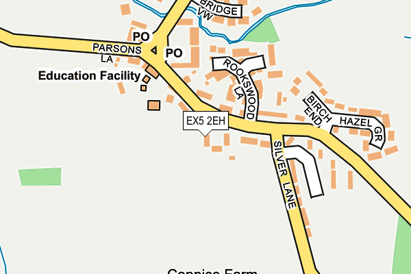 EX5 2EH map - OS OpenMap – Local (Ordnance Survey) EX5 2EH map - OS OpenMap – Local (Ordnance Survey)