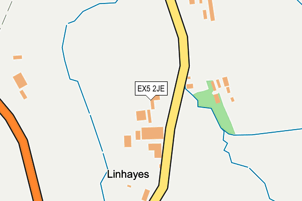 EX5 2JE map - OS OpenMap – Local (Ordnance Survey) EX5 2JE map - OS OpenMap – Local (Ordnance Survey)