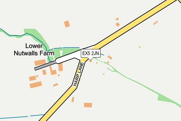 EX5 2JN map - OS OpenMap – Local (Ordnance Survey) EX5 2JN map - OS OpenMap – Local (Ordnance Survey)