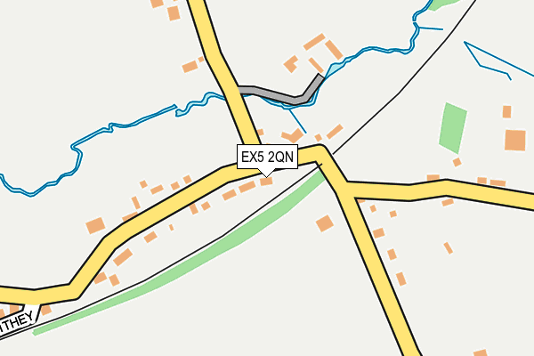 EX5 2QN map - OS OpenMap – Local (Ordnance Survey) EX5 2QN map - OS OpenMap – Local (Ordnance Survey)