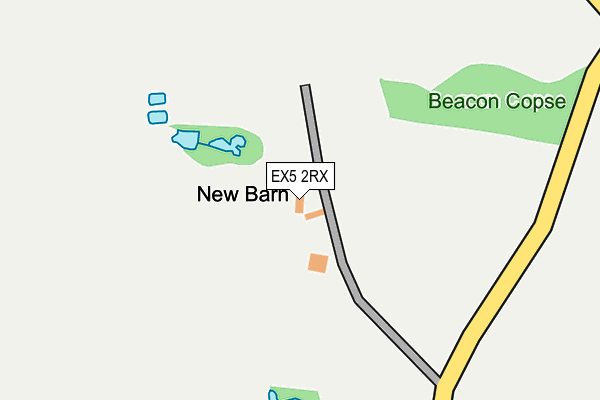 EX5 2RX map - OS OpenMap – Local (Ordnance Survey) EX5 2RX map - OS OpenMap – Local (Ordnance Survey)