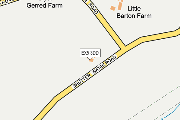 EX5 3DD map - OS OpenMap – Local (Ordnance Survey) EX5 3DD map - OS OpenMap – Local (Ordnance Survey)