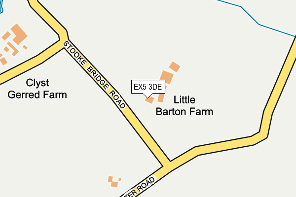 EX5 3DE map - OS OpenMap – Local (Ordnance Survey) EX5 3DE map - OS OpenMap – Local (Ordnance Survey)