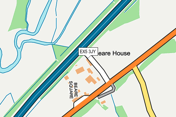 EX5 3JY map - OS OpenMap – Local (Ordnance Survey) EX5 3JY map - OS OpenMap – Local (Ordnance Survey)