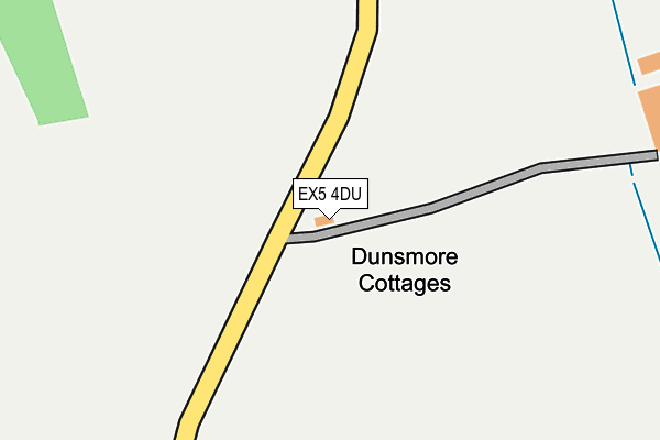 EX5 4DU map - OS OpenMap – Local (Ordnance Survey) EX5 4DU map - OS OpenMap – Local (Ordnance Survey)